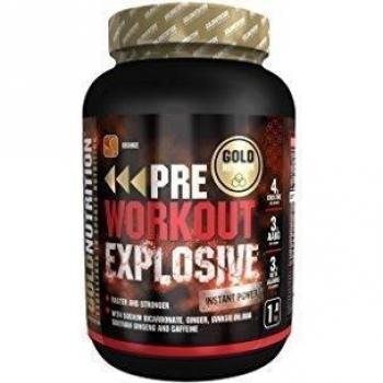 Goldnutrition Pre Workout Explosive 1kg, Naranja Jugosa, Aumentar Energía