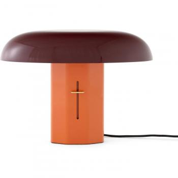 Lámpara de mesa Montera JH42, ámbar/rojo rubí, diseño moderno y multicolor