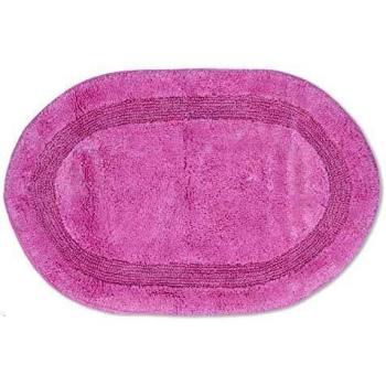 Homevibes Alfombrilla De Baño Ovalado Alfombra De Baño Antideslizante Lavable 100% Algodón Medidas 40x60cm Y 50x80cm Absorbente Antideslizante