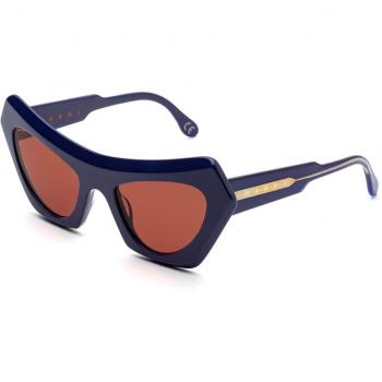 Marni Devil's Pool 3627 J8Z Women's Sunglasses Blue Size 56