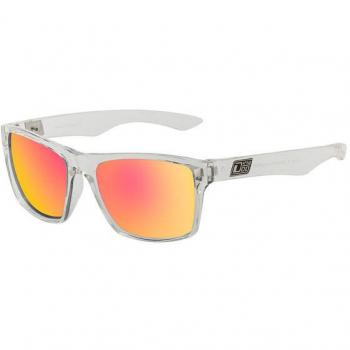 DIRTY DOG Vendetta Polarised Sunglasses - Crystal Grey / Red Fusion