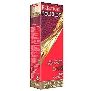 Vips Prestige - BeColor Tinte Semi Permanente Color Rojo Cereza BC08, Sin Amoniaco Sin Peroxide