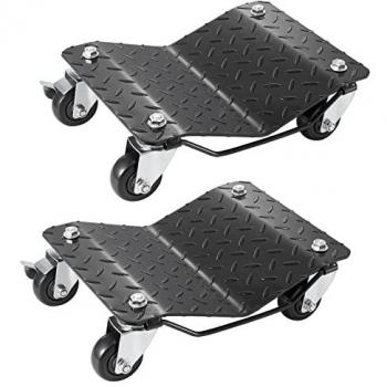 Heavy Duty Car Wheel Dolly Platform - 2 Piece Set, 3000 lb Capacity