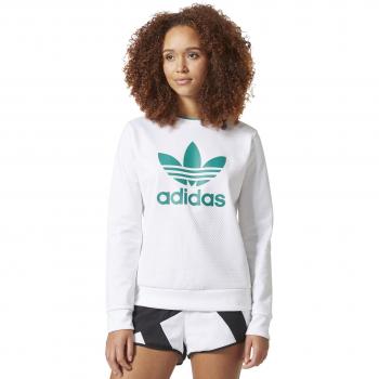 adidas EQT Sweater Sudadera, Mujer, Blanco, 40