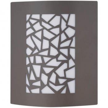 Aplique de pared exterior antracita E27 60W Maro