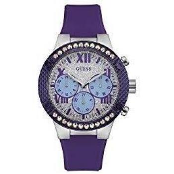 GUESS Reloj Analógico para Mujer de Cuarzo con Correa en Silicona W0772L5
