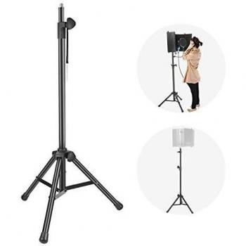 Neewer NW002-1 Wind Screen Bracket Stand with Aluminum Tube Non-slip Feet Adjustable Height 165.5 centimeters Stand Suitable for Supporting Acoustic Isolation Shield in Studio