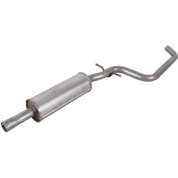 Silenciador central e intermedio 4MAX 0219-01-24071 y 0219-01-24071P, compatible con vehículos, fabricado en acero inoxidable, resistente a la corrosión, diseño de flujo libre para