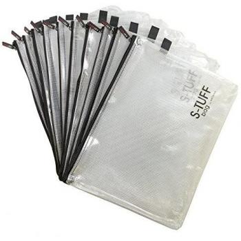 Artway S-Tuff Bags SKU-9EC5561B Pack de Estuches de plástico Resistente - para Guardar Herramientas de Arte y Manualidades - 380 x 280 mm