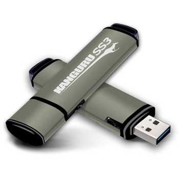 Pendrive Kanguru 64GB USB 3.0 con Interruptor de Protección contra Escritura - Velocidad de 105 MB/s