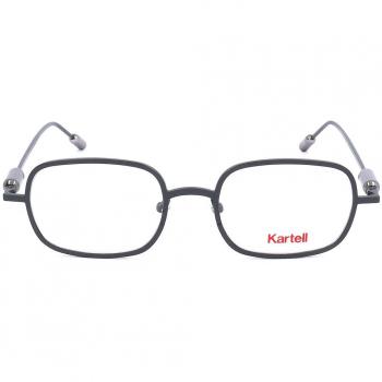 Kartell KL012V 01 Men's Eyeglasses Grey Size 50 - Frame Only, Blue Light Block Available