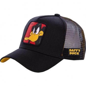 Gorra infantil CapsLab Looney Tunes Pato Lucas Daffy Duck, color negro, para niños