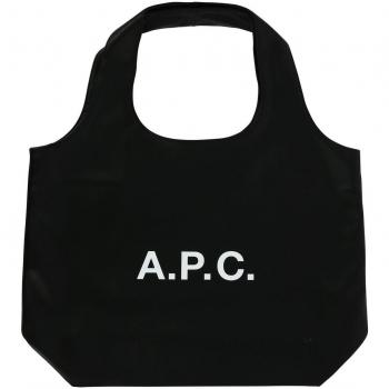 Bolso Tote Unisex A.P.C. Ninon de Piel Sintética Negro Talla Única