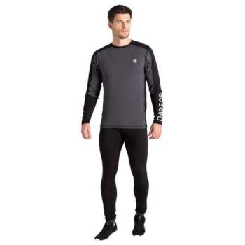 Dare 2b Men's Exchange IV Thermal Base Layer Set - Black/Grey, Size XS
