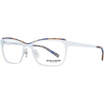 More & More 50512 200 Women's Eyeglasses White Size 54 (Frame Only) - Blue Light Block Available