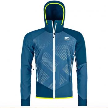 Chaqueta Ortovox Col Becchei para Hombre, textil de travesía, color azul, talla M