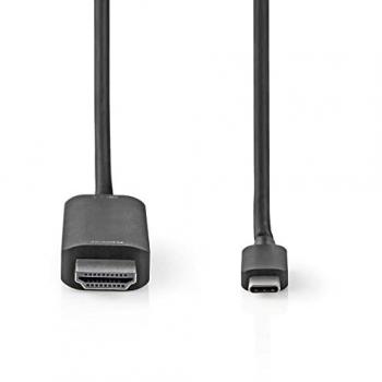 Adaptador USB-C a HDMI 4K 60Hz, USB 3.2 Gen 1, 2m, Nedis