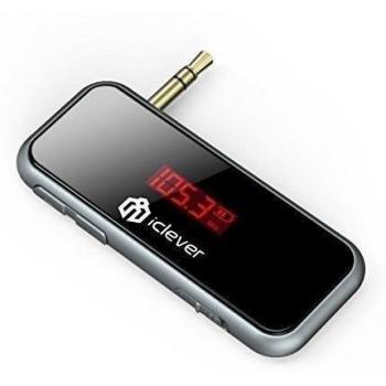 iClever® IC-F50 FM Transmisor de Coche - Gris