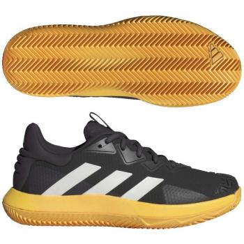 Zapatillas Adidas SoleMatch Control Tierra Batida Hombres - Naranja, Negro, características: diseño específico para tierra batida, suela de goma con tracción mejorada, parte superior transpirable, refuerzos en la puntera para