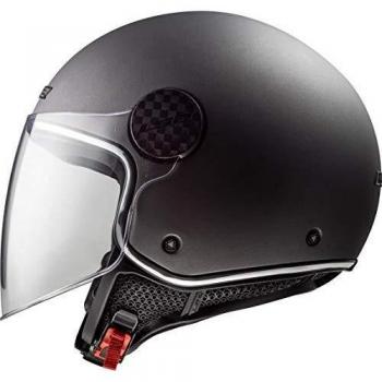 LS2 Casco de moto NC OF558 SPHERE LUX MATT TITANIUM, Titanium, L