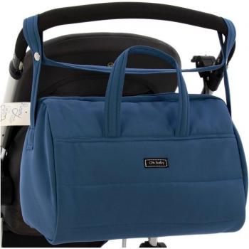 Bolsa de canastilla Rosy Fuentes - Bolsa de canastilla, diseño elegante, material resistente, múltiples compartimentos, ideal para llevar artículos del bebé