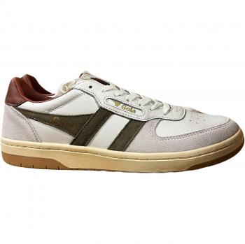 Gola Hawk Men's Fashion Sneakers - White, Multi-Color Options