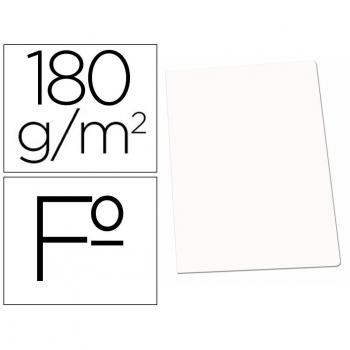 Subcarpeta cartulina Gio folio blanca 180 g/m2
