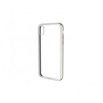 Cygnett Ozone 9H - Carcasa de Vidrio Templado con Bumper Integrado para Apple iPhone XS MAX, Color Blanco