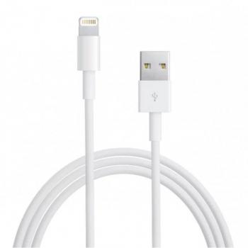 Cable USB a Lightning de 1 metro para iPhone, iPod, iPad y AirPods - Blanco (MD818)