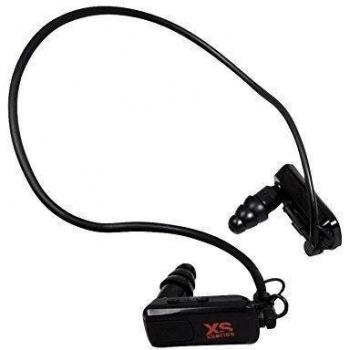 XSories Aquanote impermeable de los deportes auriculares con reproductor de mp3, color negro