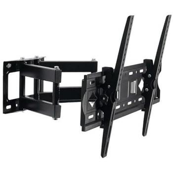 Soporte de Pared para TV Giratorio Inclinable 32-80 Pulgadas Universal Doble Brazo 50kg MAX VESA 400x600mm