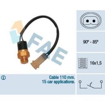 Interruptor de temperatura FAE 36100 para ventilador del radiador