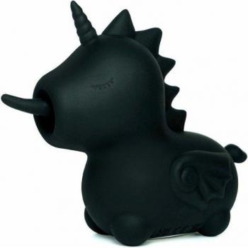 Unihorn Wild Spirit Vibrator - Black, Clitoral Stimulator, 10.2 cm