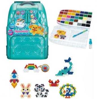 Aquabeads Mochila Expertos Creadores con más de 1000 Abalorios Set de Manualidades