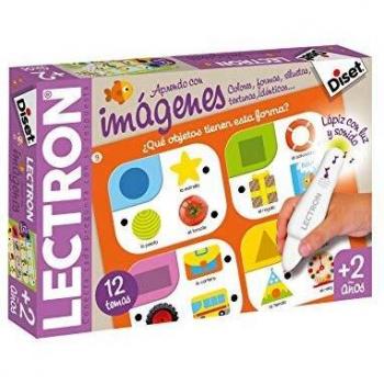 Diset - Lectron aprendo con imágenes, Juego educativo de asociar preguntas y respuestas a partir de 2 años