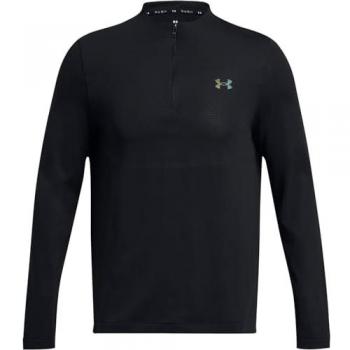 Camiseta Deportiva Under Armour Rush 1/4 Zip Hombre Negro XL