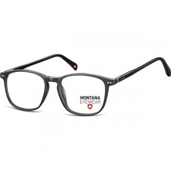 Montana Eyewear MA55 Armazones para Hombre Negros con lentes recetadas, diseño moderno y cómodo, tamaño 53