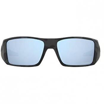 Oakley Heliostat Sunglasses (Model: OO9231-0561, Color: Matte Black Camo, Lens: Prizm Deep Water Polarized, Size: ONE) and Oakley OO9014 Sunglasses (Color: Black,