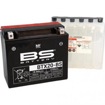 Batería SLA BS Battery BTX20H 12V - 18,9Ah, activada de fábrica y sin mantenimiento