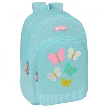 Mochila adaptable carro reciclado Moos Butterflies 30x46x14cm