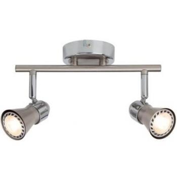 Luz de Techo LED Sanny, 2 Focos, Hierro/Cromo, 31.5 cm, GU10, 3W, 250 lm