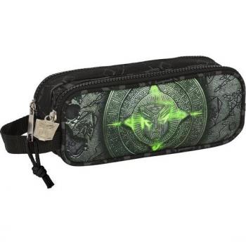 Estuche Escolar Transformers Doble Compartimento Safta 21x8x6 cm