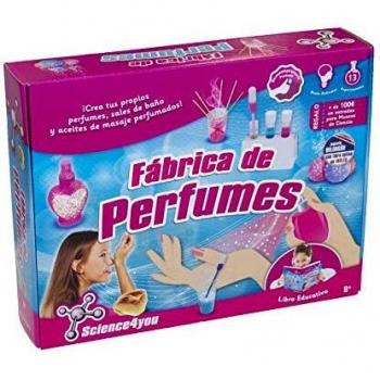 Science4you - Super Laboratorio de Perfumes para Niños +8 Años - Kit Cientifico con 13 Experimentos para Niños: CREA Tus Perfumes y Sales de Baño, Laboratorio de Quimica, Juegos Educativos +8 Años