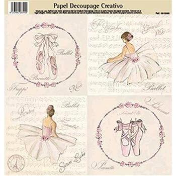 Dayka Trade Papel decoupage, Multicolor, 32 x 31 cm