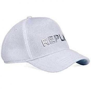 Replay - Gorra unisex de malla Blanco blanco óptico Taille unique
