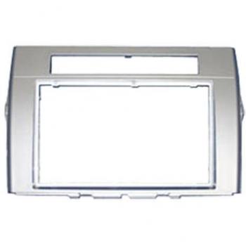 Autoleads DFP-11-11/ S - Ranura Doble DIN para Radio de Coche para Toyota Corolla Verso, Color Plateado