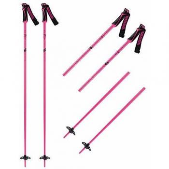 K2 Freeride 16 - Bastón de esquí para Mujer, Color Rosa, Mujer, 10D3402.1.1.110, Rosa, 110