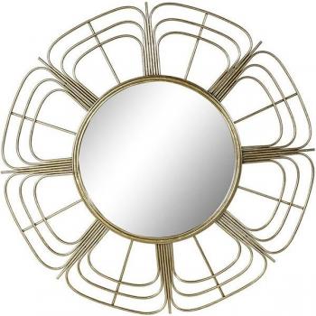 Espejo Dorado Metal DKD Home Decor