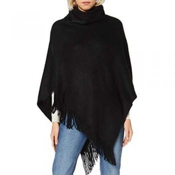 PIECES Pcesta Poncho, Negro