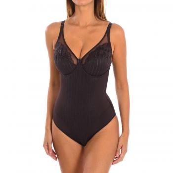 Body de tirantes con aros y copas para mujer, modelo MARILUZ. Elegante, femenino y con ajuste perfecto